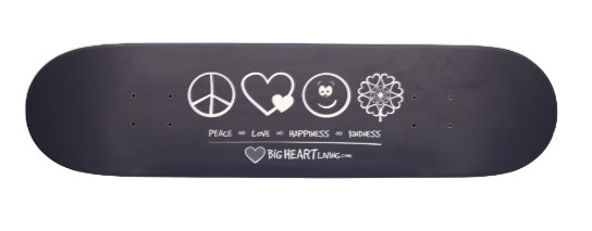 Peace, Love, Happiness, and Kindness Mug Design - BigHeartLiving.com